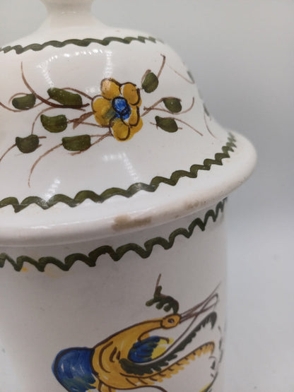 Lot de 3 pots en faïence signés Jean Paulet – XXème siècle - Peint à la Main AR CONCEPT