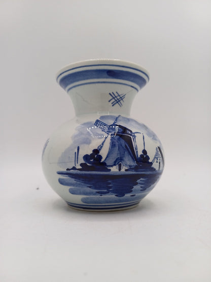 Petit Vase en Faïence de Delft – Décor Bleu Peint à la Main - Pays-Bas AR CONCEPT