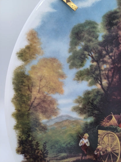 Assiette en porcelaine de Limoges – signée J.C. Van Hunnik, P. Pastaud AR CONCEPT