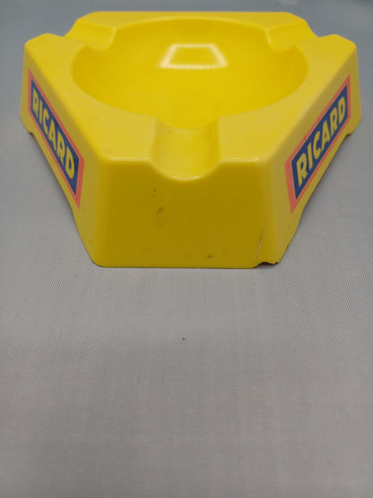 Cendrier en plastique Ricard – Jaune (P9 Mebel, Made in Italy) - Publicitaire