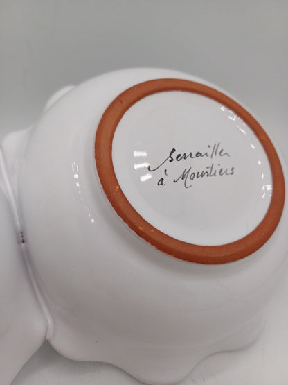 Coupelle à Apéritifs en Faïence de Moustiers – Séraillers à Moustiers AR CONCEPT