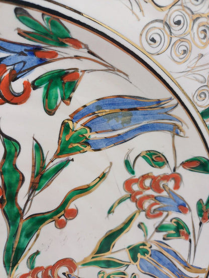 Plat Icaros Pottery – Rhodes (Grèce) – XXe siècle – Peint à la Main - A/212 AR CONCEPT