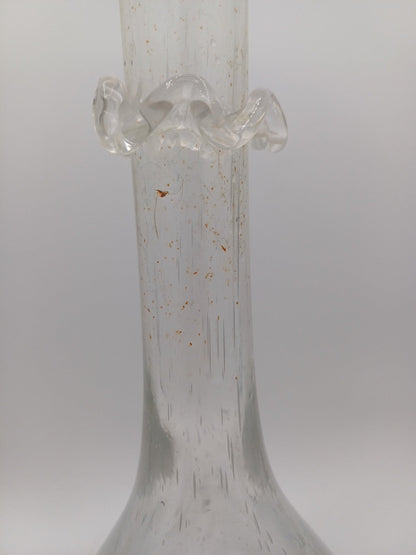 Ancien Vase en Verre Soufflé Bullé - Style Biot - Art de la Table - Décoration AR CONCEPT