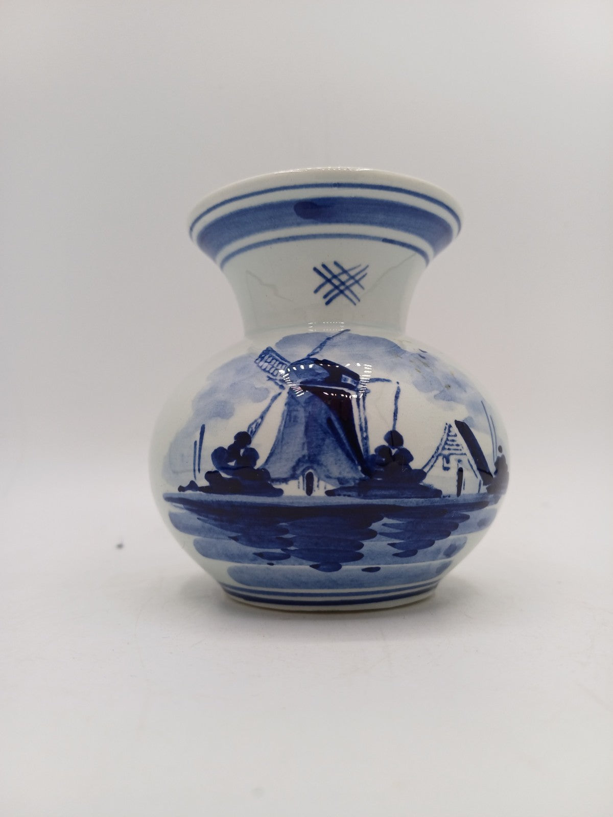 Petit Vase en Faïence de Delft – Décor Bleu Peint à la Main - Pays-Bas AR CONCEPT