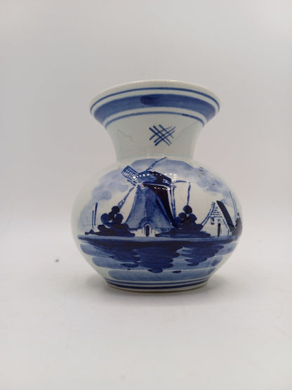 Petit Vase en Faïence de Delft – Décor Bleu Peint à la Main - Pays-Bas AR CONCEPT