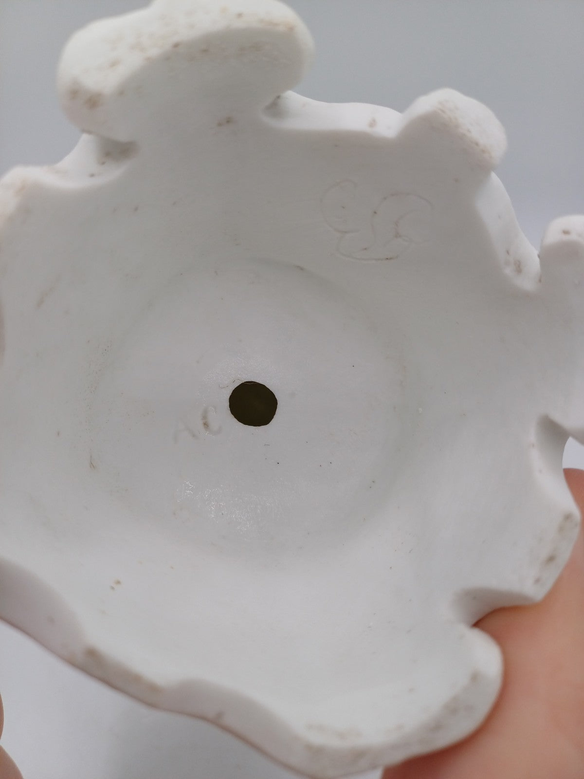 Statue en biscuit – Saint Joseph signé - Religieux - Vintage AR CONCEPT