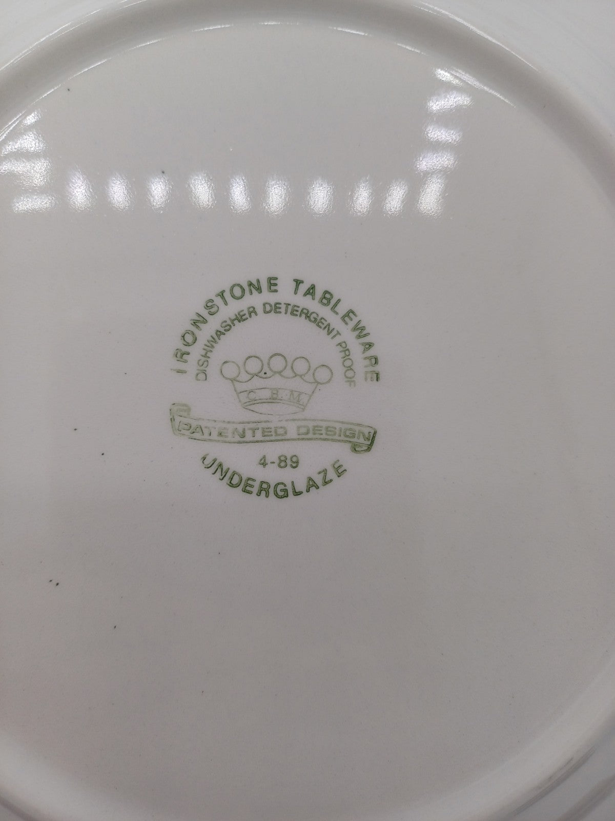 Lot de 2 assiettes commémoratives Révolution 1789 – Ironstone Tableware AR CONCEPT