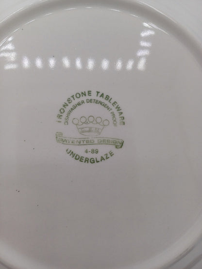 Lot de 2 assiettes commémoratives Révolution 1789 – Ironstone Tableware AR CONCEPT