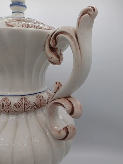 Vase / Potiche en Céramique Italienne – Bassano Tellatin Orsato – Décor Floral AR CONCEPT