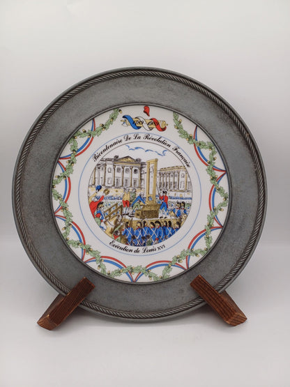Assiette en Porcelaine – Bicentenaire Révolution Française - Apilco AR CONCEPT