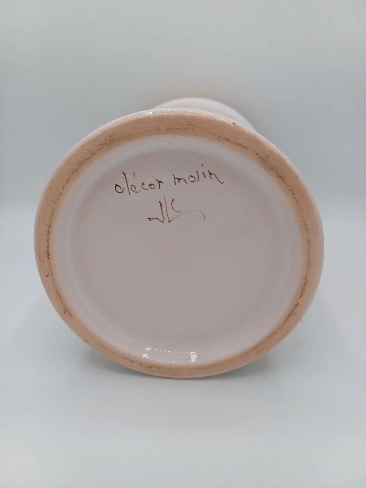 Grand Pot de Cuisine en Céramique – Décor Floral Peint à la Main – Signé AR CONCEPT