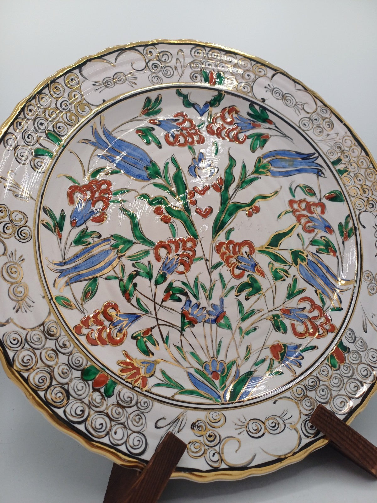 Plat Icaros Pottery – Rhodes (Grèce) – XXe siècle – Peint à la Main - A/212 AR CONCEPT