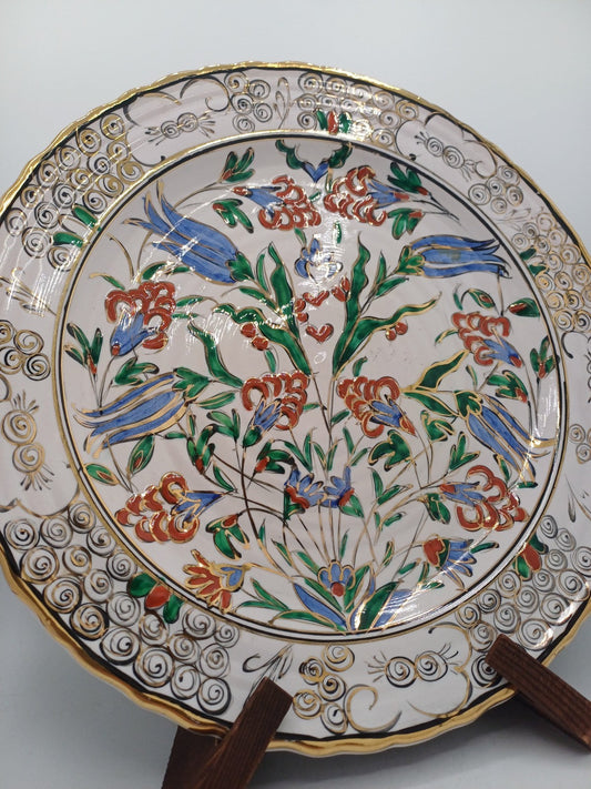 Plat Icaros Pottery – Rhodes (Grèce) – XXe siècle – Peint à la Main - A/212 AR CONCEPT