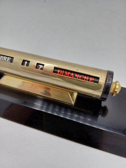 Calendrier perpétuel à rouleau doré – Vintage AR CONCEPT