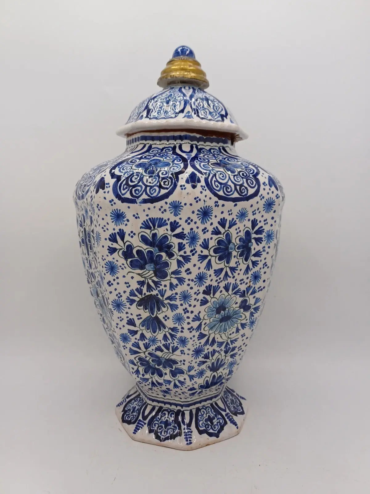 Vase / Potiche - Faïence de Delft - Signé La Griffe de Porcelaine AR CONCEPT