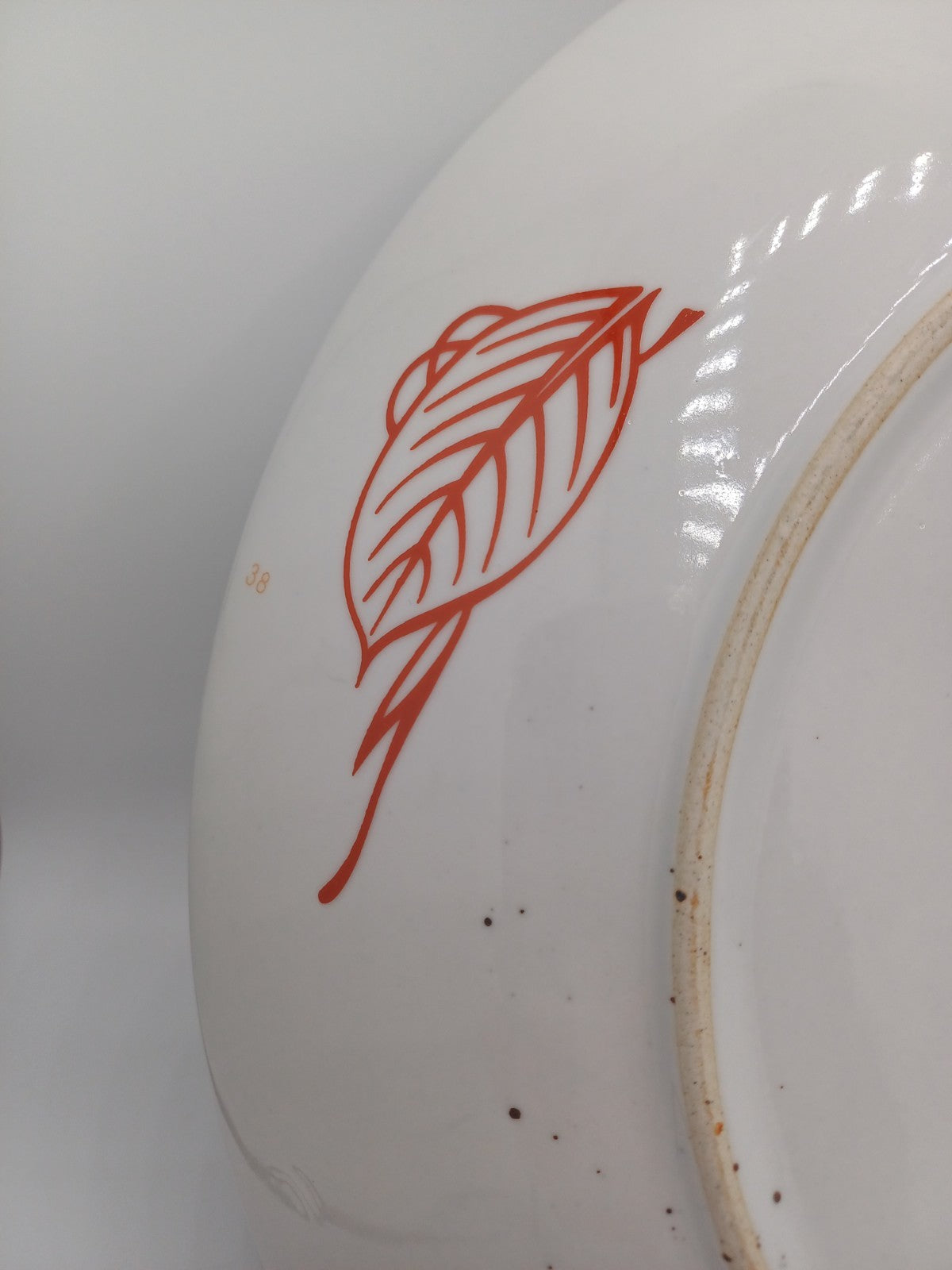 Grand Plat Amarir en Porcelaine Fine de Taous – Maroc AR CONCEPT