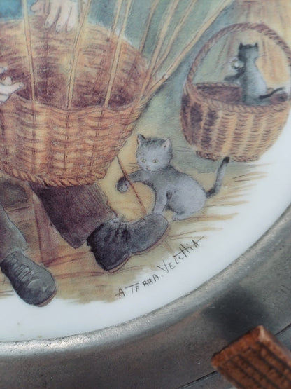 Lot de 2 assiettes en porcelaine allemande Bavaria – Winterling – Terra Veccttia AR CONCEPT