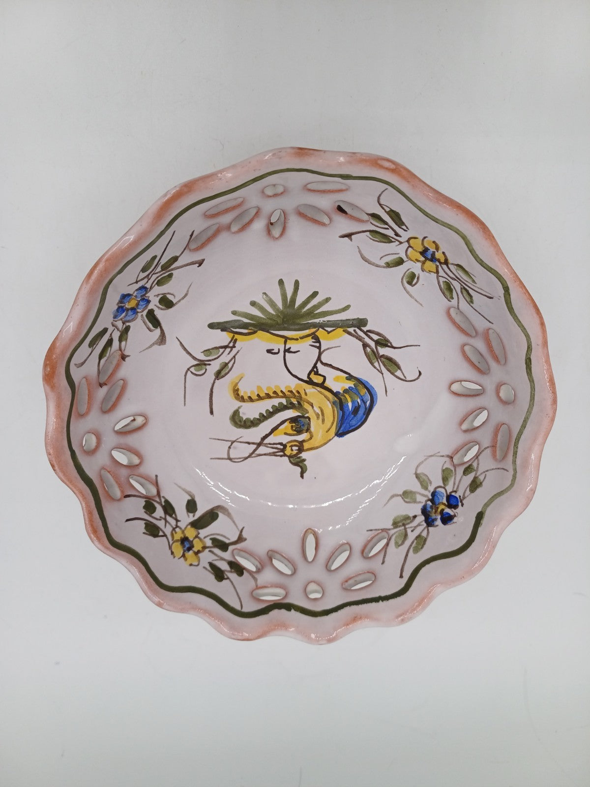 Petite Coupe / Vide-Poche en Terre Polie Signée Jean Paulet – Peint à la main AR CONCEPT