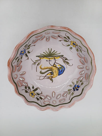 Petite Coupe / Vide-Poche en Terre Polie Signée Jean Paulet – Peint à la main AR CONCEPT