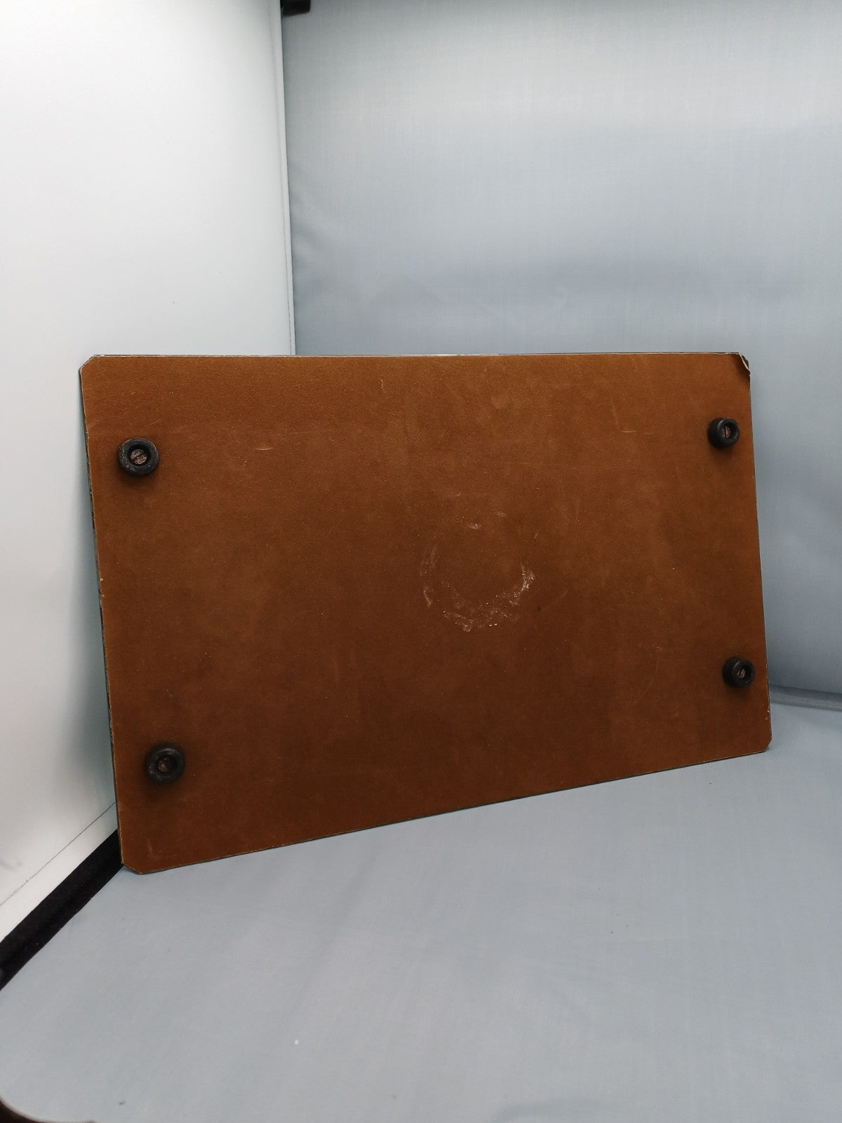 Plateau en verre biseauté torsadé