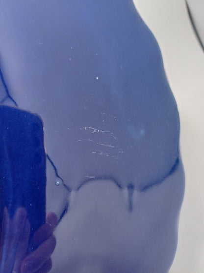 Copie d'un Plat en Porcelaine Fine – Taous, Maroc – Décor Floral et Paon AR CONCEPT