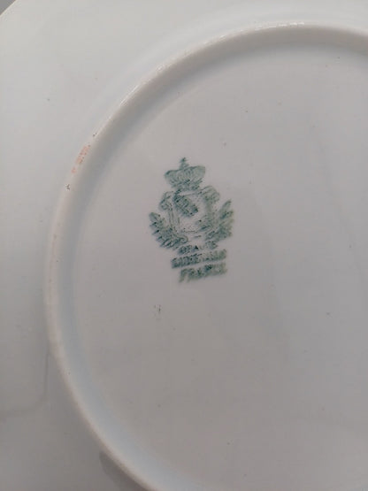 Lot de 11 Assiettes à Dessert – Luneville, France – Décor Floral et Fruité AR CONCEPT