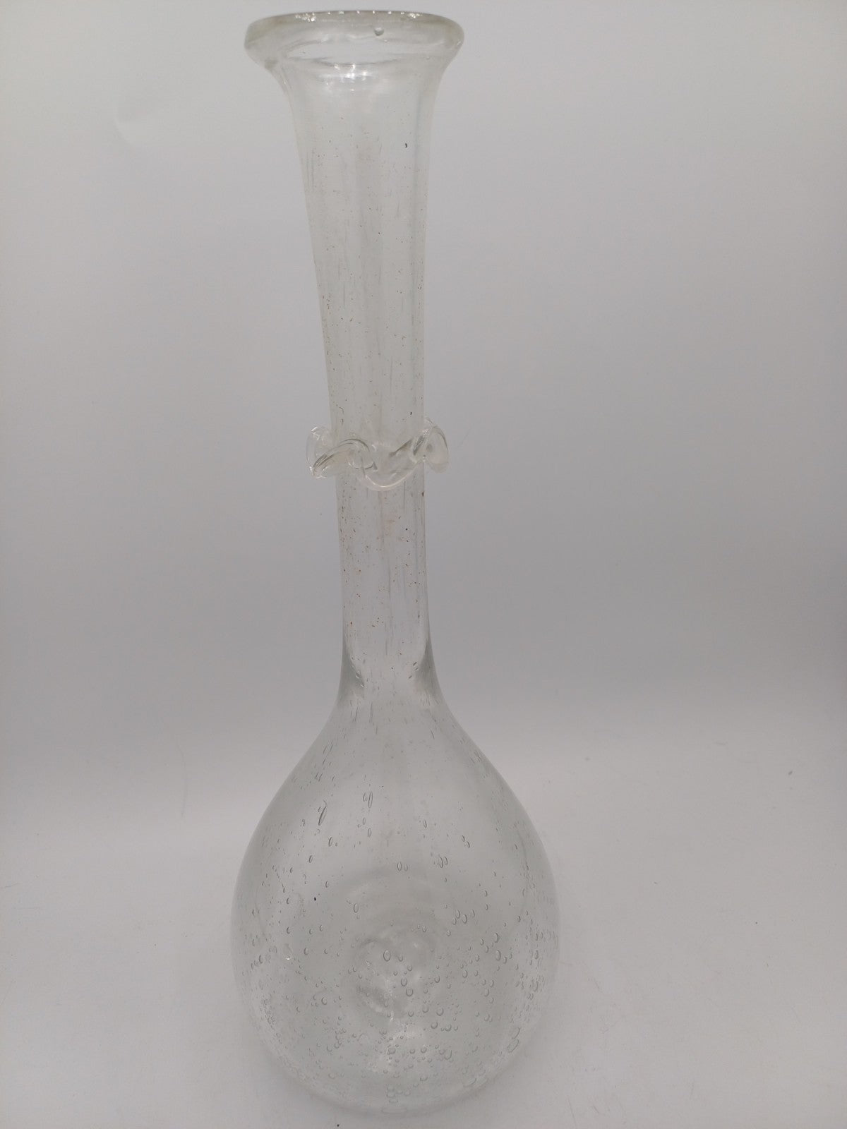 Ancien Vase en Verre Soufflé Bullé - Style Biot - Art de la Table - Décoration AR CONCEPT