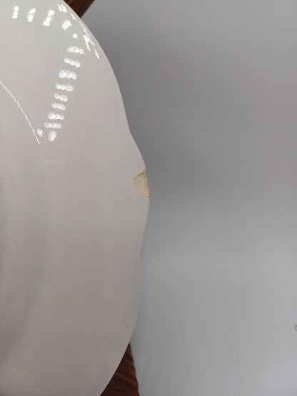 Lot de 12 assiettes à dessert – Porcelaine de Lunéville – Décor floral AR CONCEPT