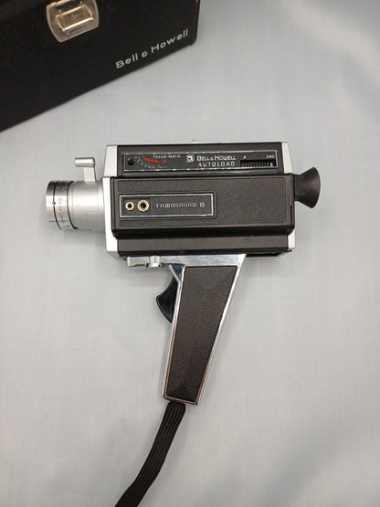 Caméra Bell & Howell Filmsound 8 + Sacoche Année 60/70 - Vintage