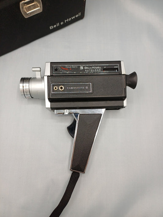 Caméra Bell & Howell Filmsound 8 + Sacoche Année 60/70 - Vintage