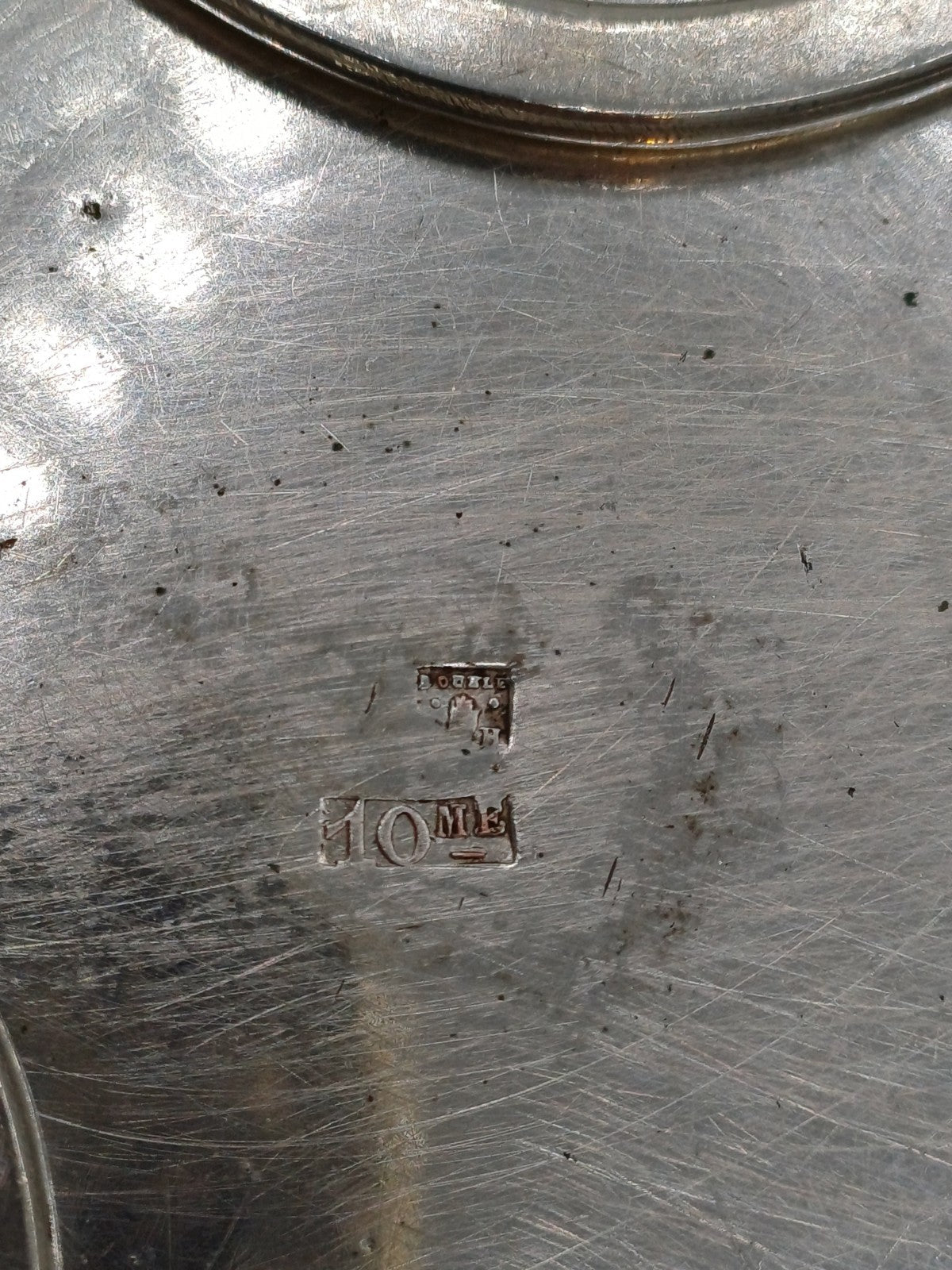 Lot de 2 dessous de bouteille – Christofle & signé PH - Métal Argenté AR CONCEPT