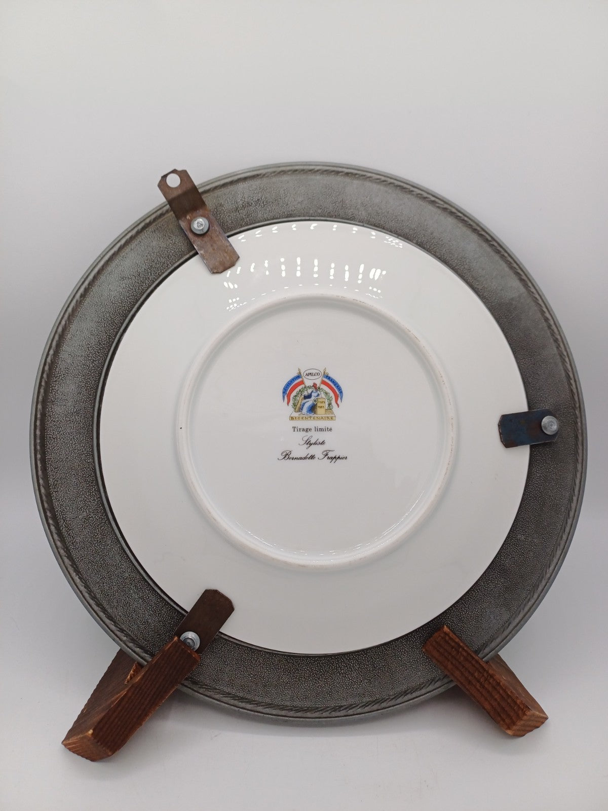 Assiette en Porcelaine – Bicentenaire Révolution Française - Apilco AR CONCEPT