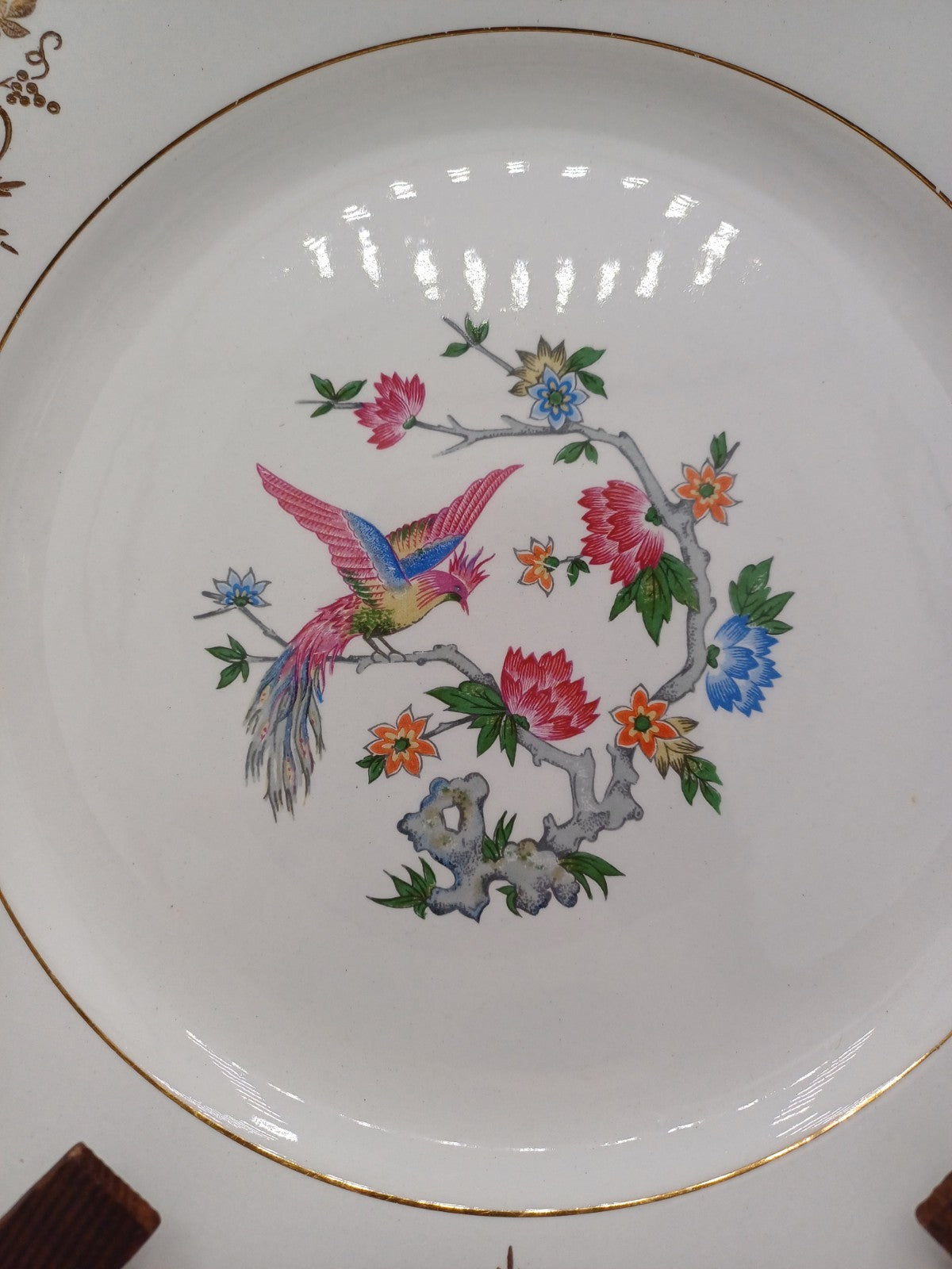 Lot de 24 Assiettes Plates en Porcelaine – Manufacture Lunéville – Décor Floral AR CONCEPT