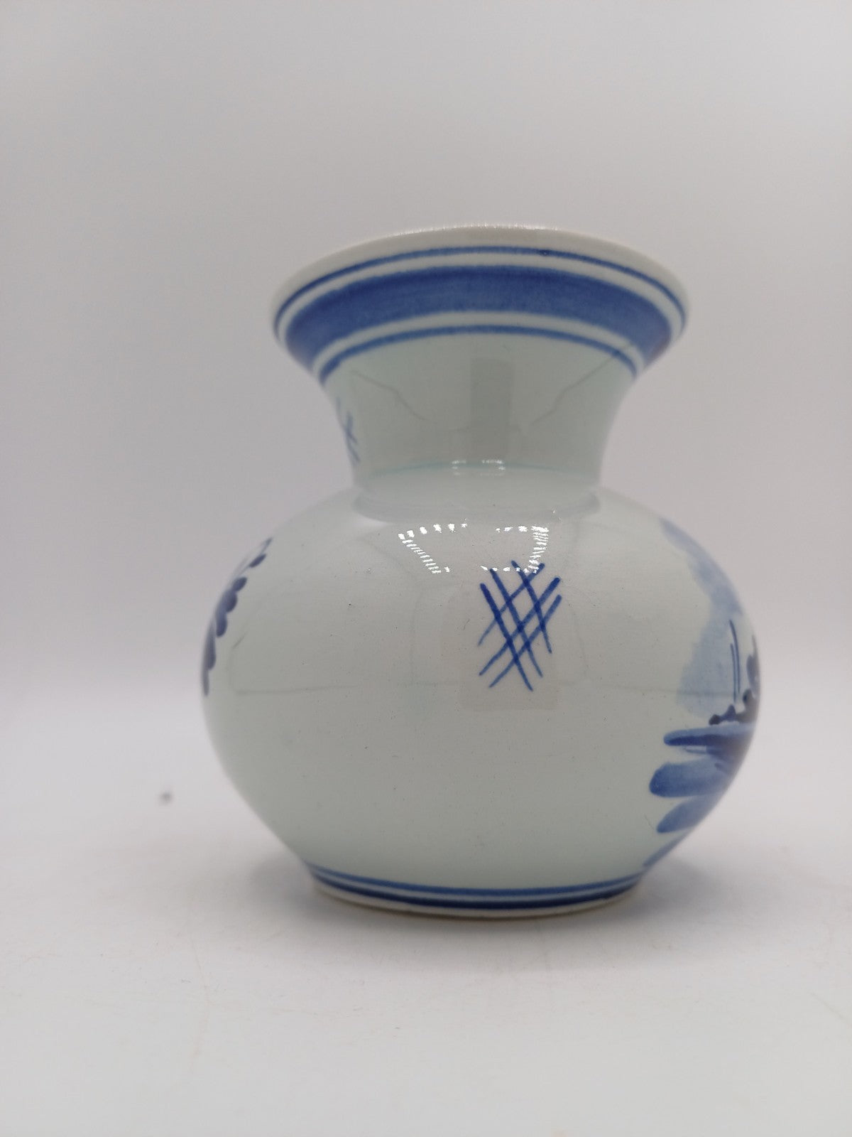 Petit Vase en Faïence de Delft – Décor Bleu Peint à la Main - Pays-Bas AR CONCEPT