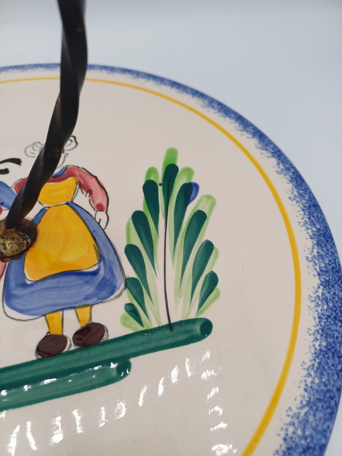 Plateau à Fromage en Faïence – Décor Breton "La Pointe du Raz" AR CONCEPT