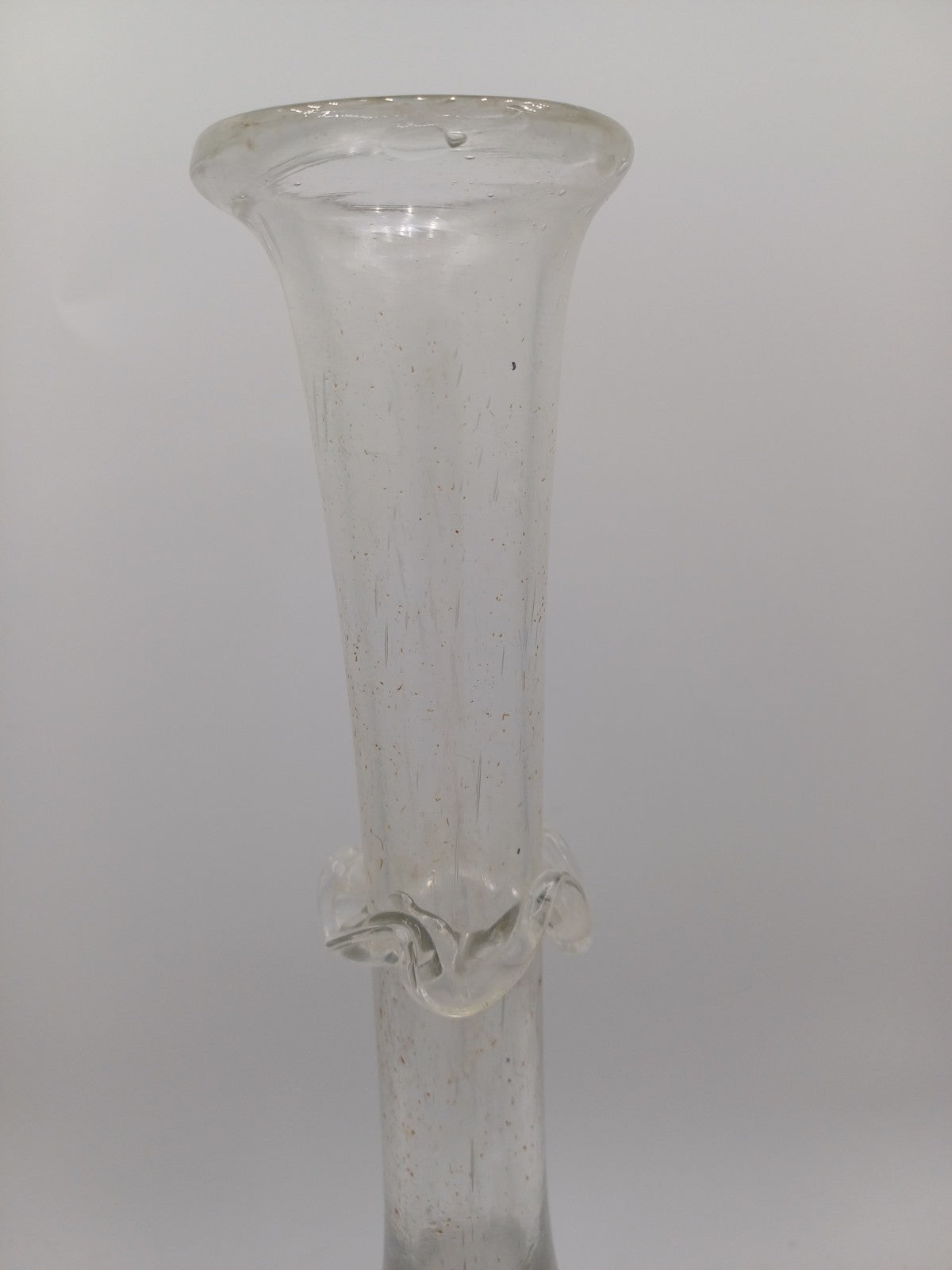 Ancien Vase en Verre Soufflé Bullé - Style Biot - Art de la Table - Décoration AR CONCEPT