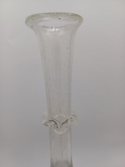 Ancien Vase en Verre Soufflé Bullé - Style Biot - Art de la Table - Décoration AR CONCEPT