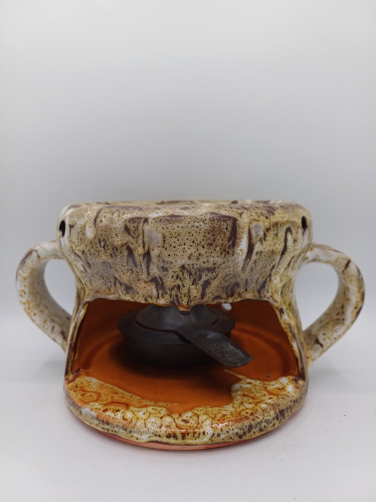 Service à fondue Vallauris en céramique – Francis Bongiovanni - Pour 4 personnes AR CONCEPT