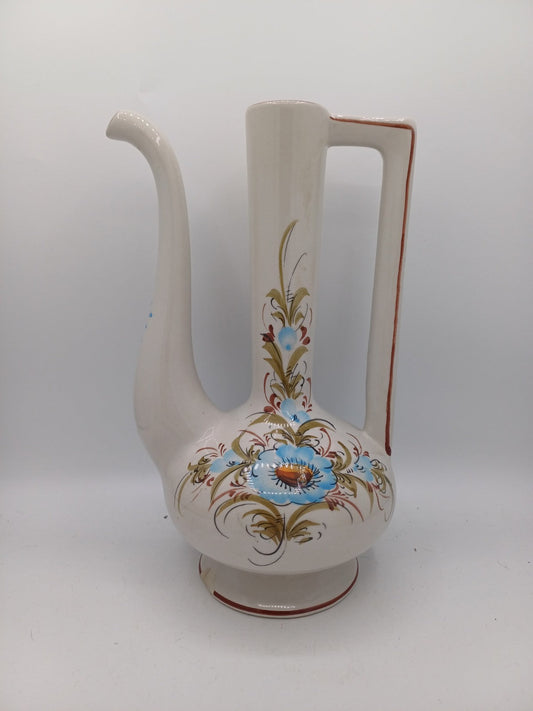 Aiguière en céramique numérotée – XXème siècle - Décor Floral AR CONCEPT