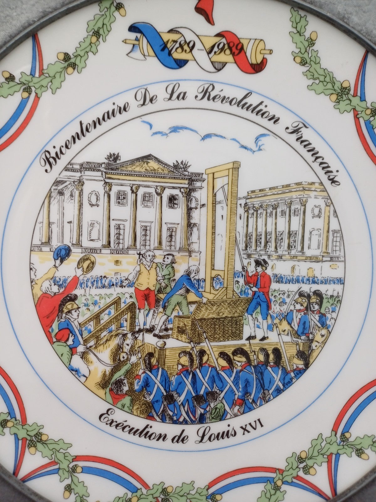 Assiette en Porcelaine – Bicentenaire Révolution Française - Apilco AR CONCEPT