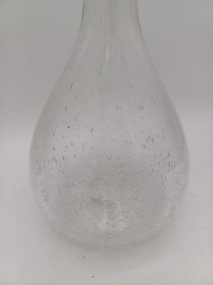 Ancien Vase en Verre Soufflé Bullé - Style Biot - Art de la Table - Décoration AR CONCEPT