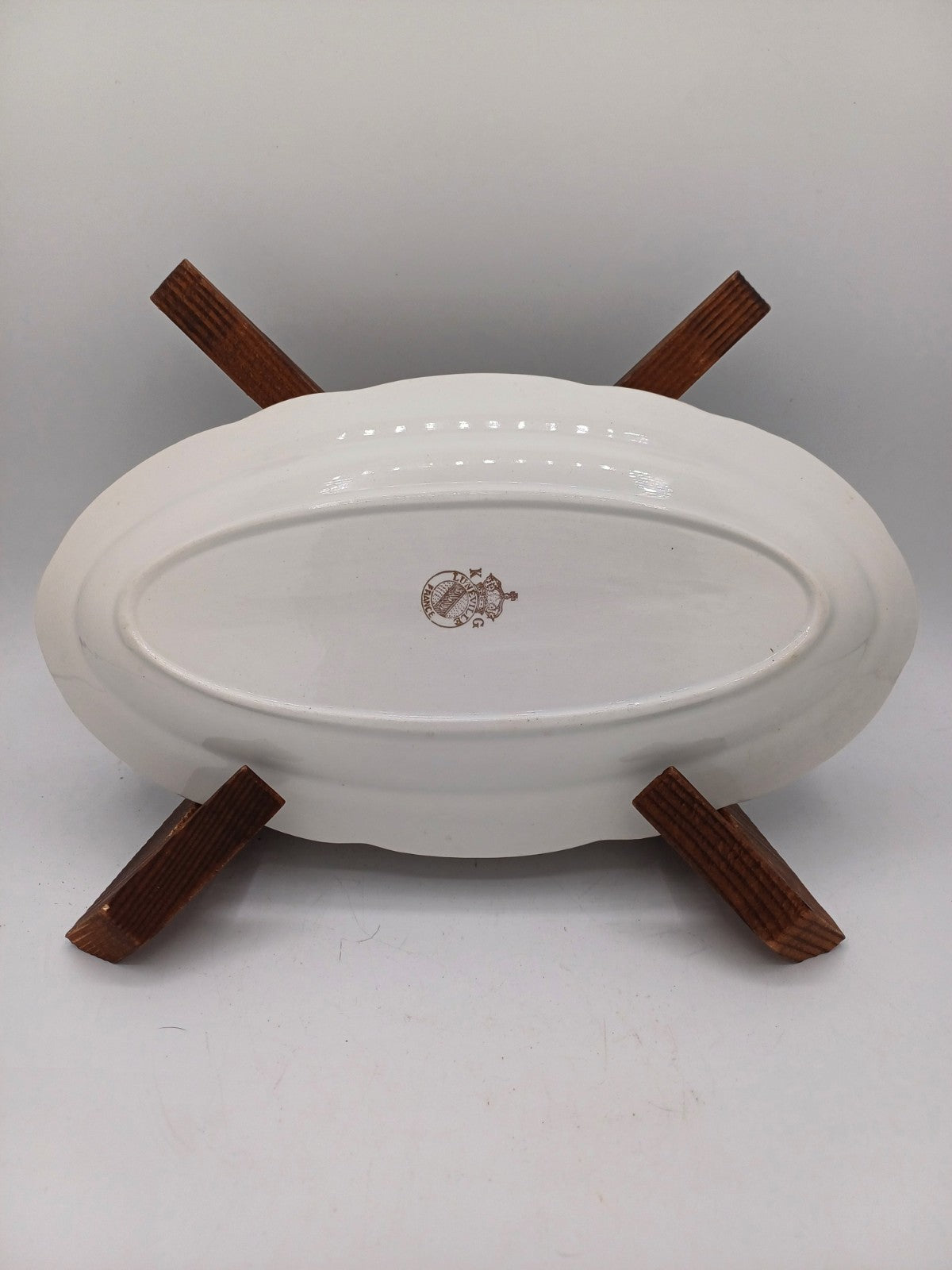 Lot de 2 raviers – Porcelaine de Lunéville – Décor floral - Collection AR CONCEPT