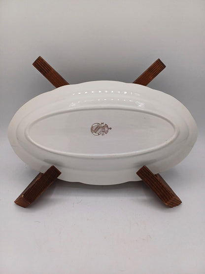 Lot de 2 raviers – Porcelaine de Lunéville – Décor floral - Collection AR CONCEPT