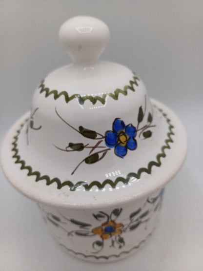 Lot de 3 pots en faïence signés Jean Paulet – XXème siècle - Peint à la Main AR CONCEPT