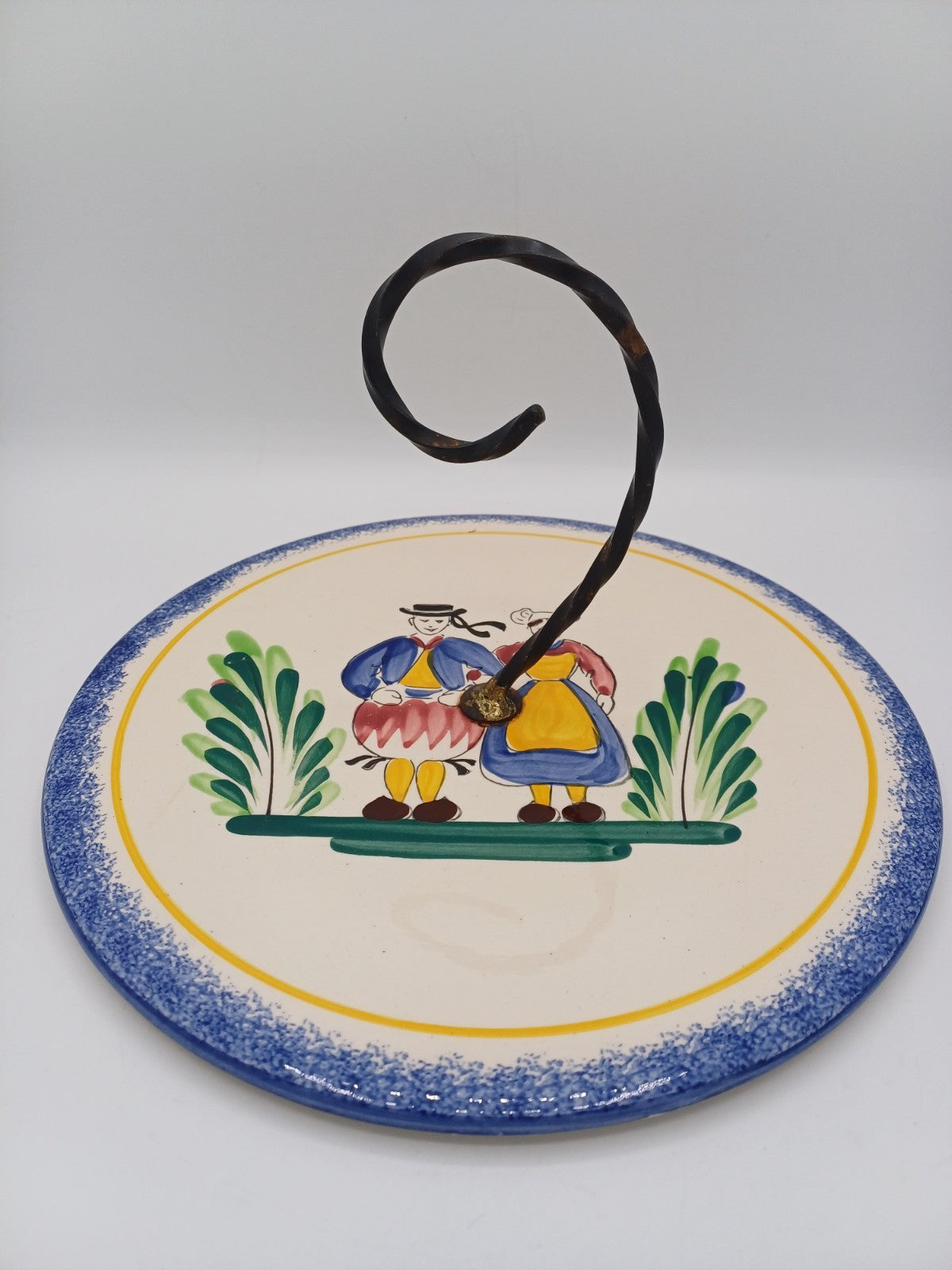 Plateau à Fromage en Faïence – Décor Breton "La Pointe du Raz" AR CONCEPT