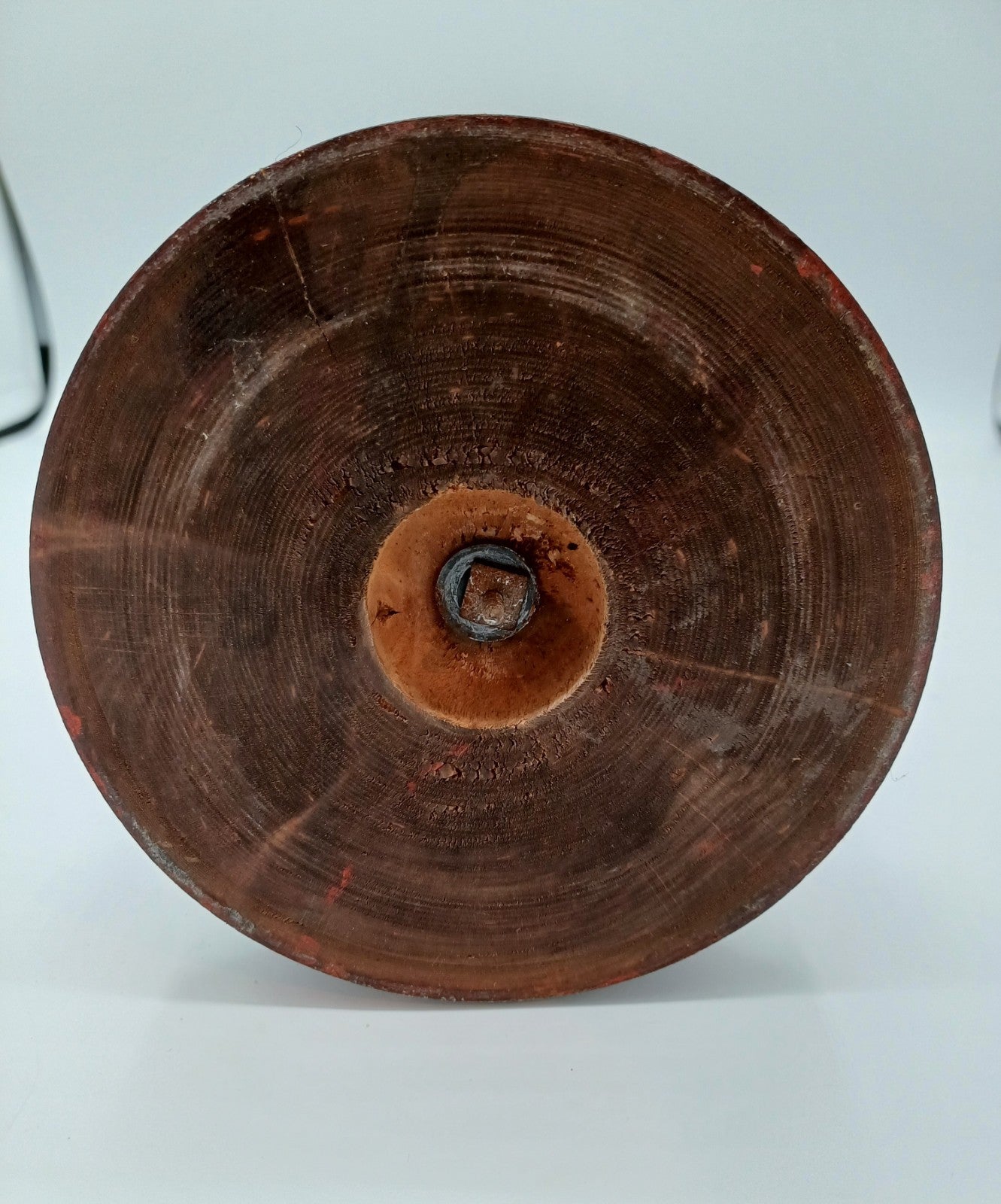 Statue en Régule sur Socle en Bois – "La Fermière" - Vintage AR CONCEPT