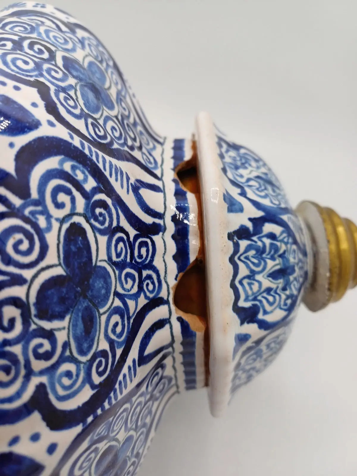 Vase / Potiche - Faïence de Delft - Signé La Griffe de Porcelaine AR CONCEPT