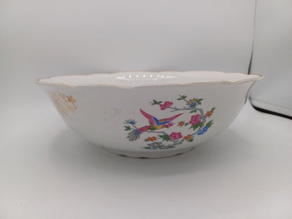 Saladier – Porcelaine de Lunéville – Décor floral - Collection AR CONCEPT