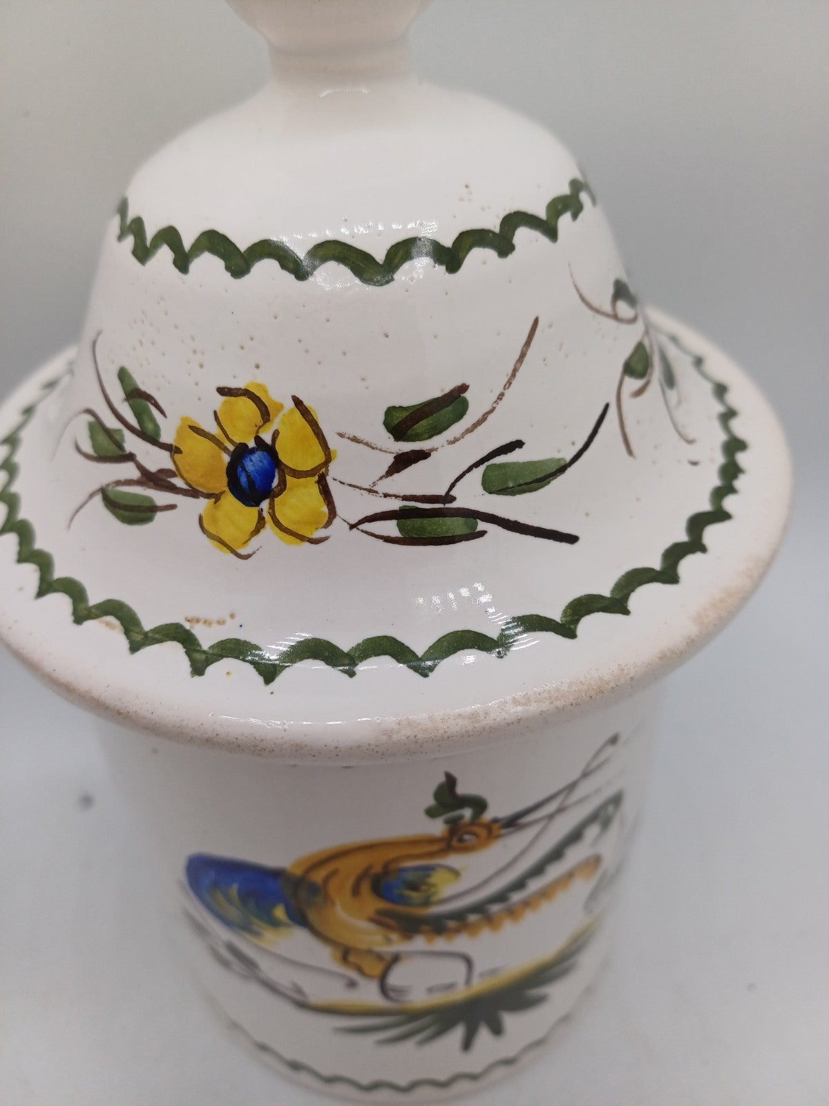 Lot de 3 pots en faïence signés Jean Paulet – XXème siècle - Peint à la Main AR CONCEPT