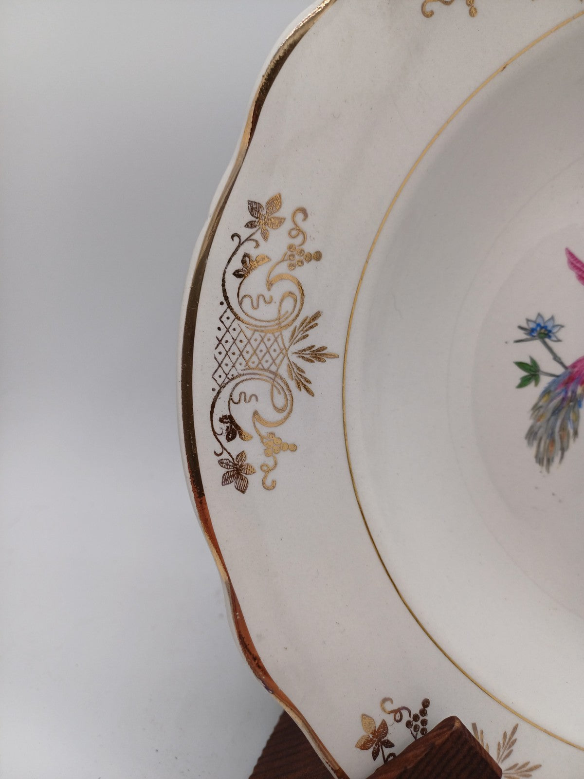 Lot de 12 assiettes creuses – Porcelaine de Lunéville – Décor floral AR CONCEPT